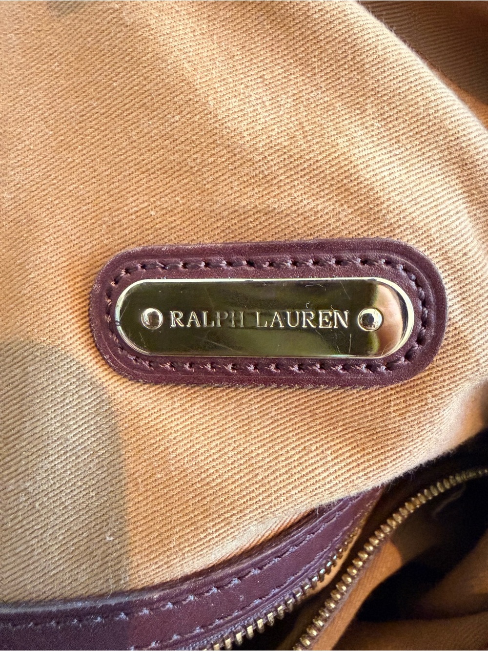Ralph Lauren Brown Suede Fringe Shoulder Bag - Picture 3 of 4
